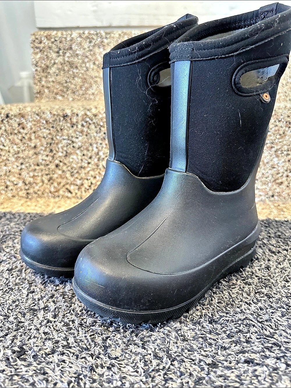BOGS Classic High Black Snow Boots Kids US 13